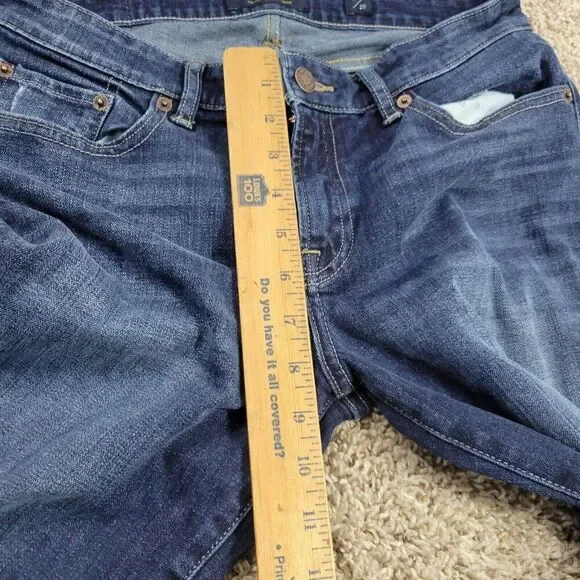 Lucky Brand Jeans Women's  8/29 Sweet Crop Dark Wash Blue Denim Stretch - Picture 4 of 9